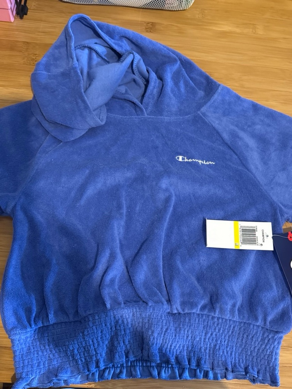 Champion Royal Blue Girls' Hooded Pullover Sweatshirt